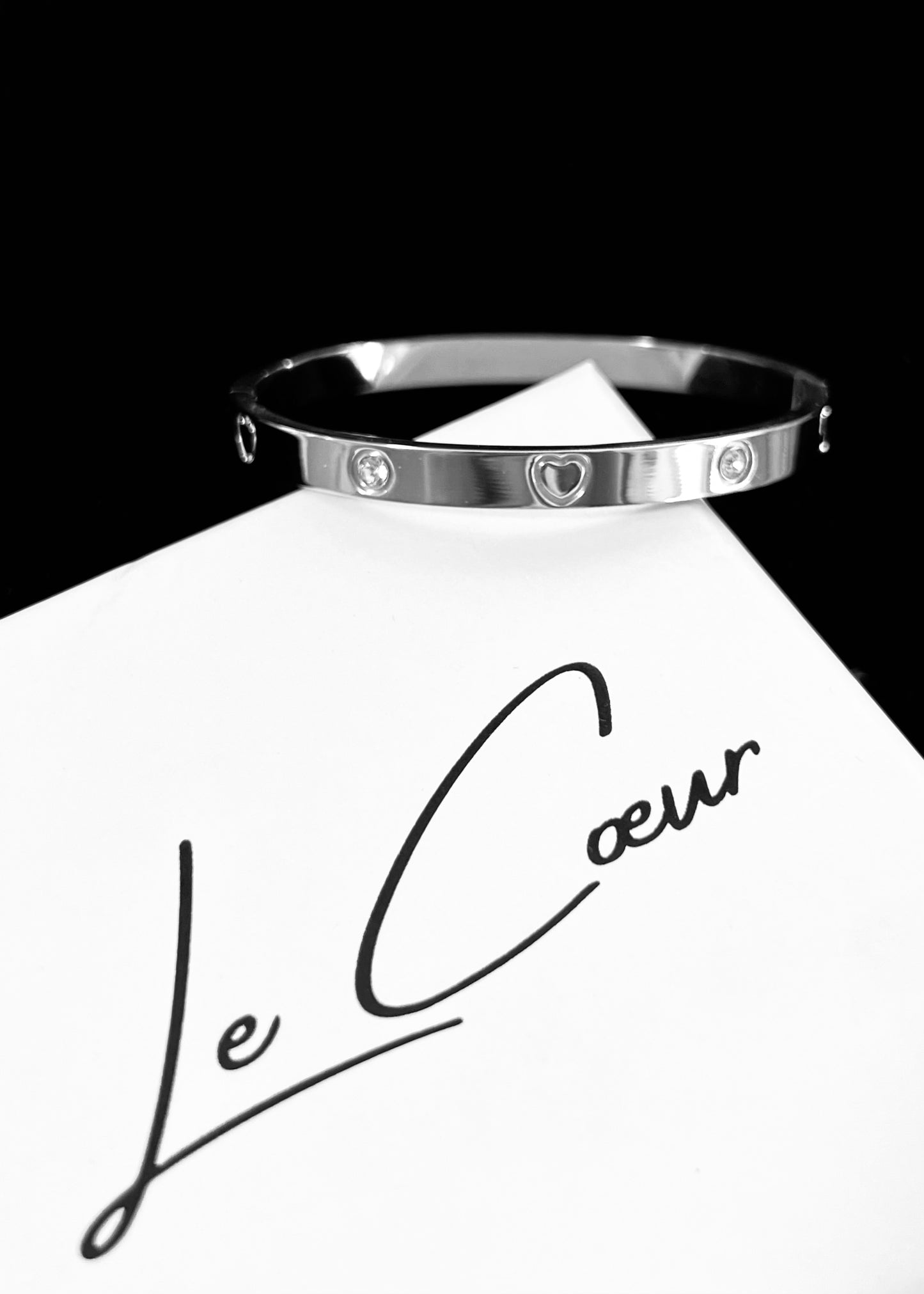 Amore Bangle - Silver