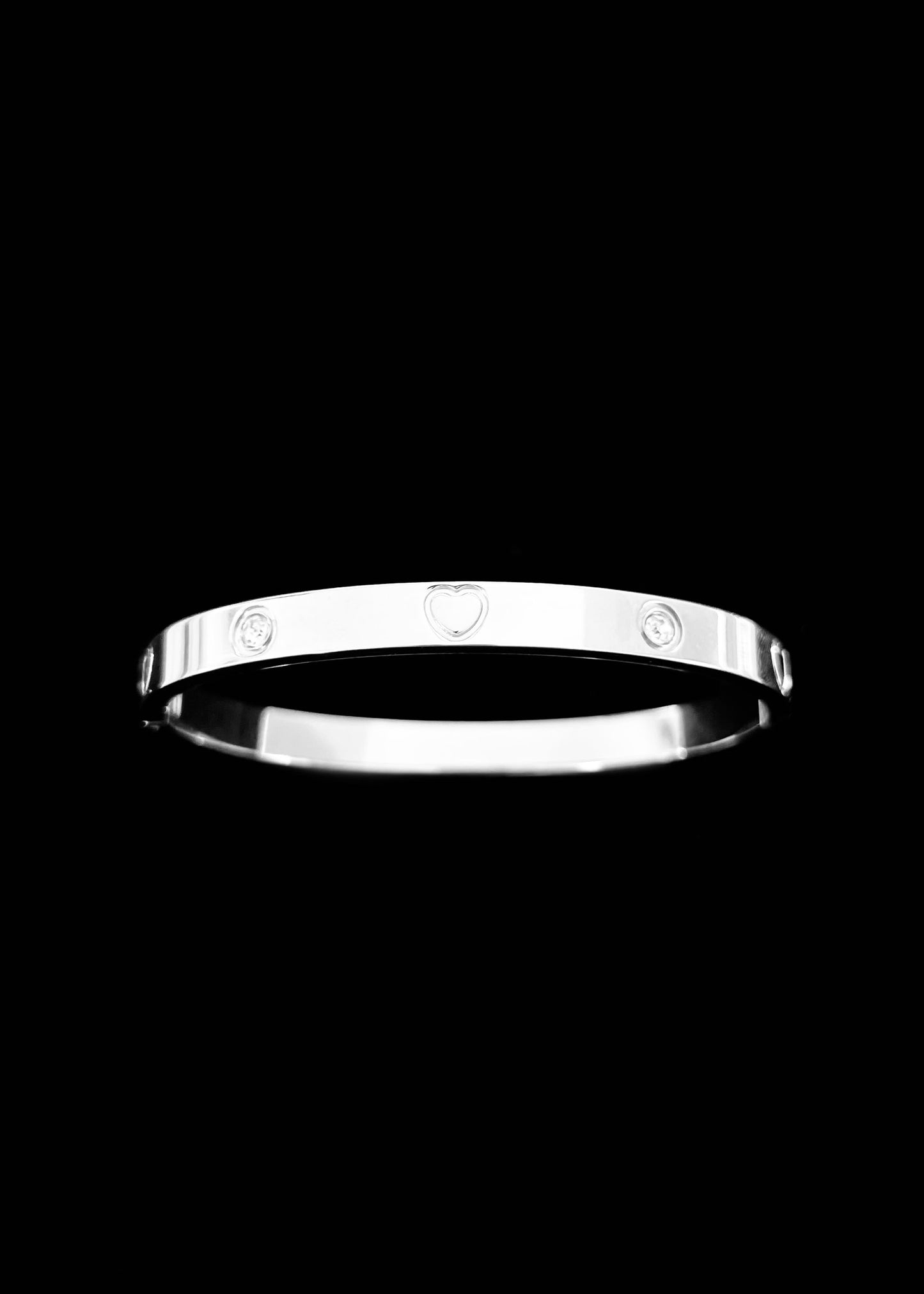 Amore Bangle - Silver