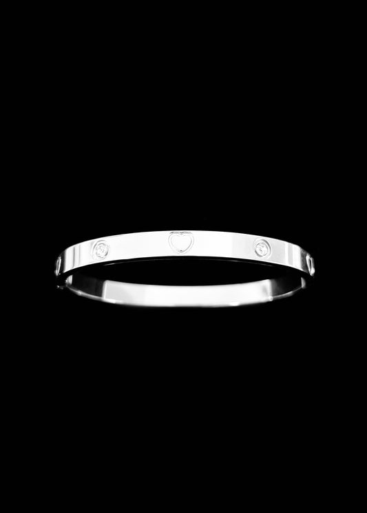 Amore Bangle - Silver