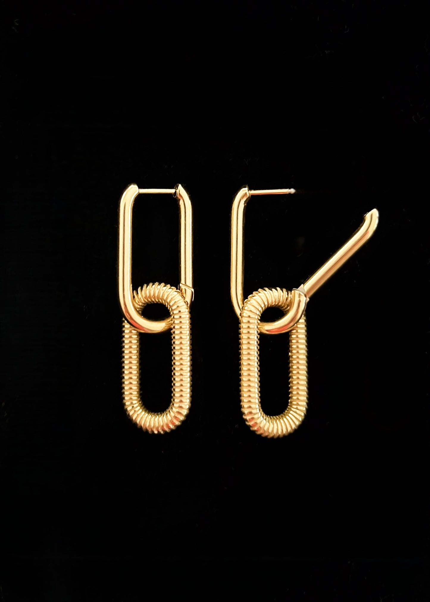 Margot Hoop Link Earrings