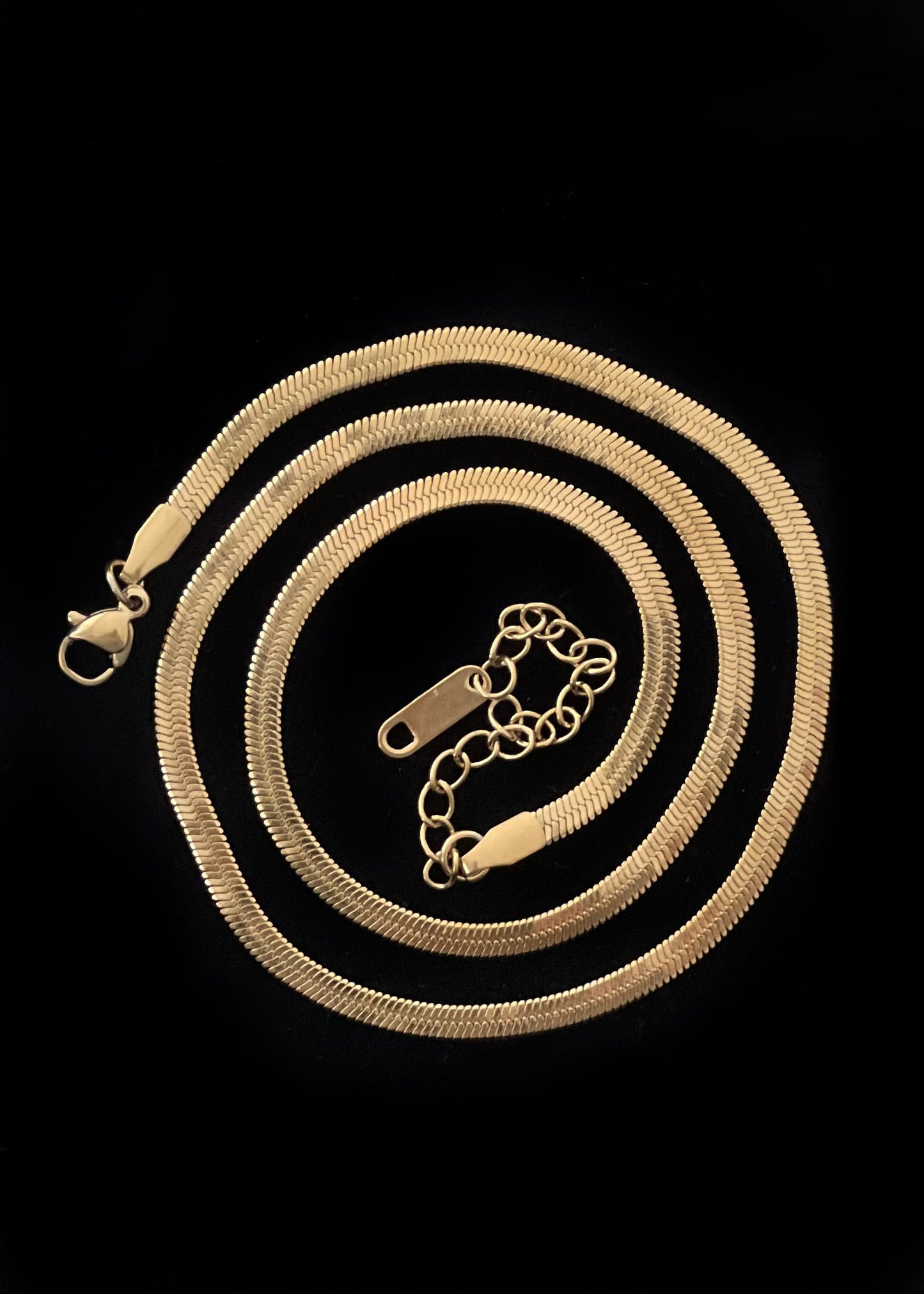 Serpentine 3mm Necklace